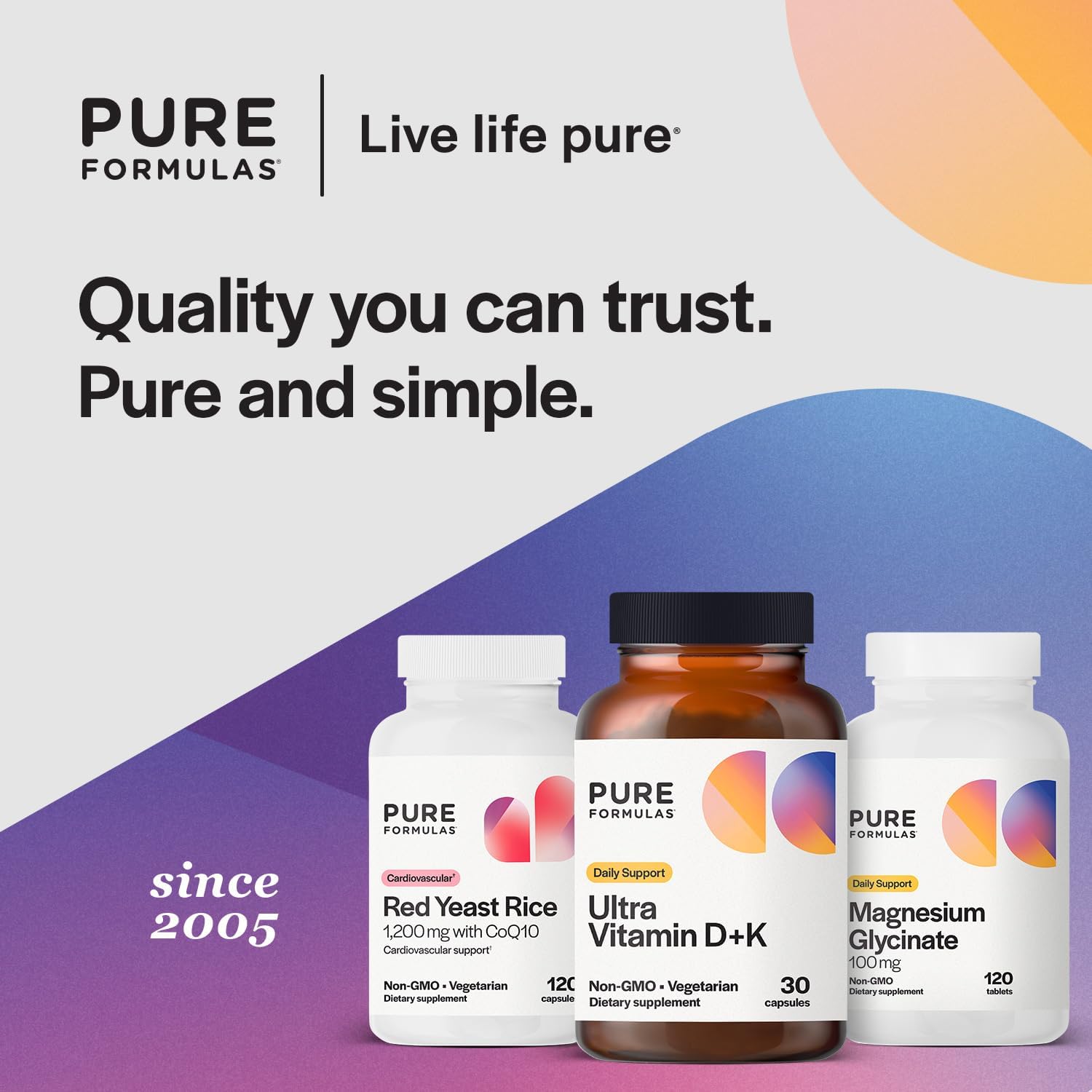 PureFormulas Vitamina D3 K2 5000 UI - 30 Cápsulas Vegetales