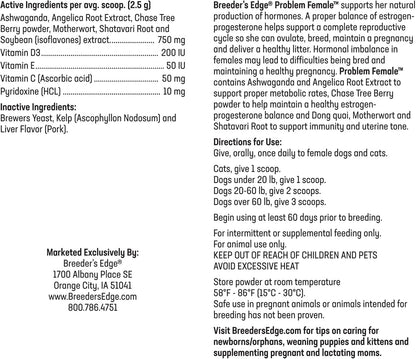 Breeder’s Edge Problem Female - Suplemento – Motherwort (Leonurus cardiaca): Hierba tradicionalmente utilizada – Image 7