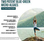 Triquetra Health Comprimidos ecológicos de espirulina y clorela – 120 Comprimidos