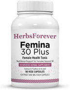 Herbsforever Female 30 Plus - Multivitamínico Herbal Mujer con Shatavari, Tribulus y Trébol Rojo - 90 Cápsulas Vegetales