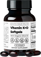 Santa Cruz Paleo Vitamina D3 5000 UI - 60 Cápsulas Blandas con Aceite de Oliva