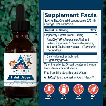 Ayush Herbs Trifal Drops Niños - 60 ml (80 – Adaptabilidad al estrés: las hierbas adaptógenas presentes en la – Image 3