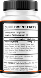 Vigramen Pills for Men - Cápsulas Multivitamínicas Naturales, 60 Unidades