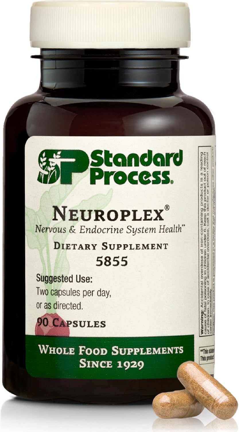 Standard Process Neuroplex - Apoyo para los Sistemas Nervioso y Endocrino - 90 Cápsulas