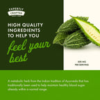Swanson Full Spectrum Melón Amargo (Momordica) 500 mg 60 Cápsulas