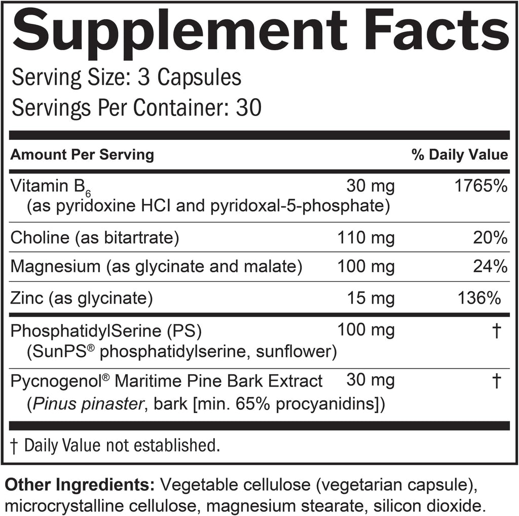 BRAINMD Attention Support - 90 Capsules - Mental Focus and Concentration Support
