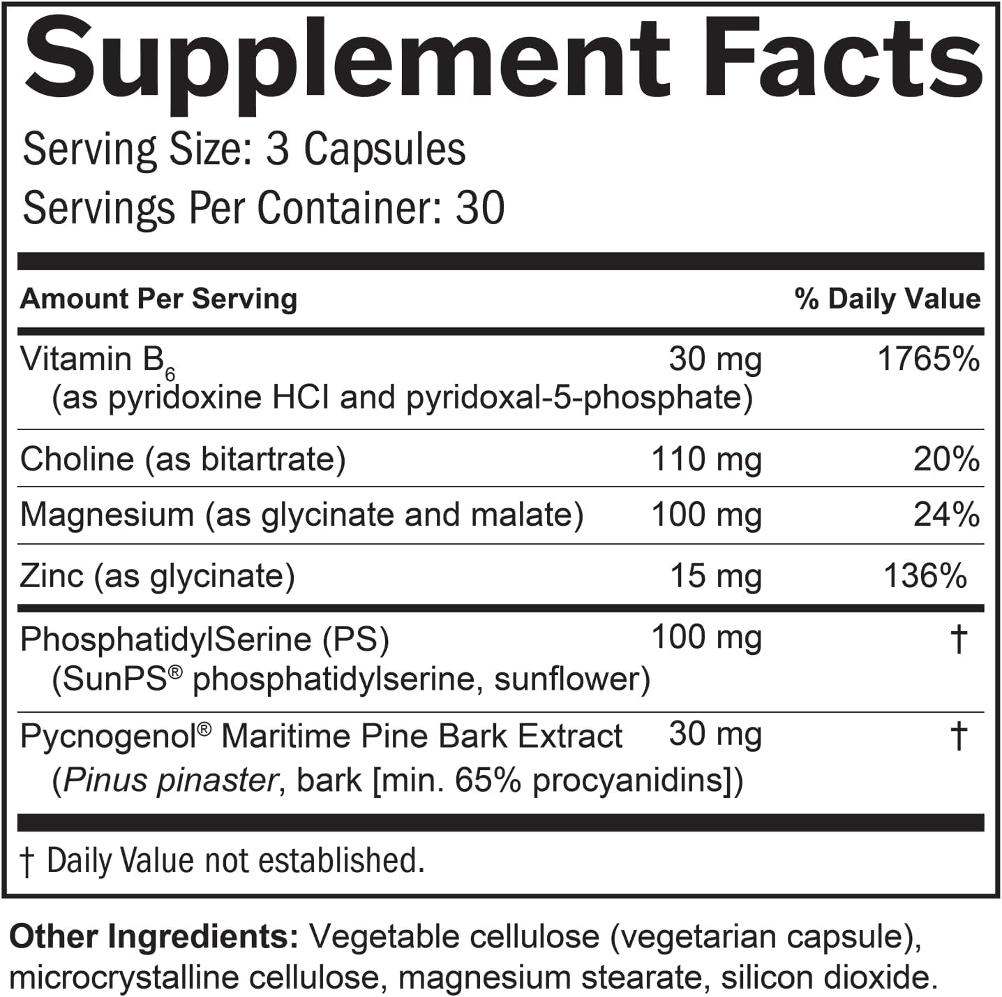 BRAINMD Attention Support - 90 Capsules - Mental Focus and Concentration Support