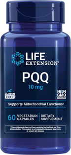 Life Extension PQQ Capsules – Pyrroloquinoline Quinone, 10 mg – Mitochondrial Support & Energy – 60 Capsules
