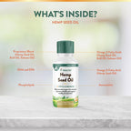 NaturVet Aceite de Semillas de Cáñamo, Krill y Salmón - 237 ml