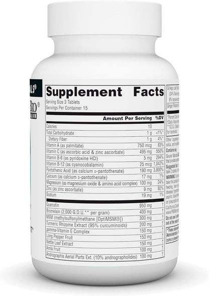 Source Naturals Aller-Response, Apoyo Inmunológico Estacional – 45 Comprimidos – Image 2