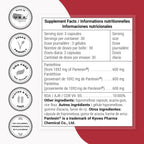 Supersmart Pantesin Pantethine 600 mg - Ácido Pantoténico Activo - 90 Cápsulas Vegetales