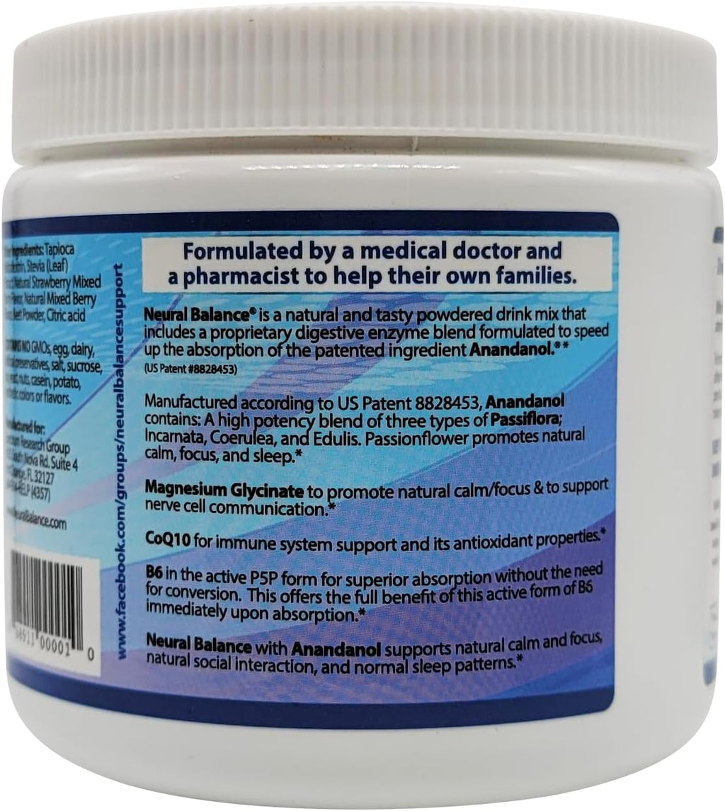 Neural Balance Anandanol con Mezcla de Enzimas Digestivas - Polvo, Pack de 2
