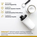 Premier Research Labs Galactan - Prebiótico de Arabinogalactano y Calcio, 227 g