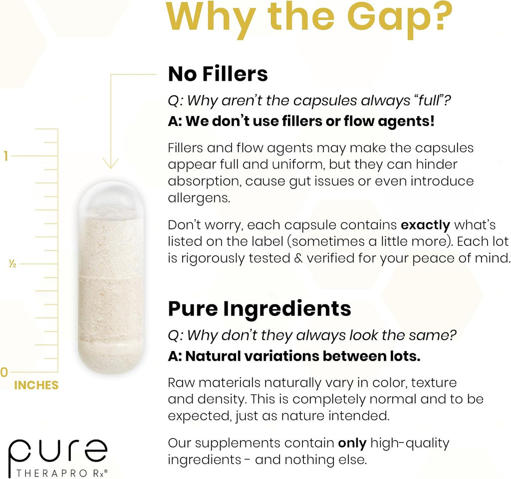 Pure Therapro Rx S-Acetyl Glutathione Gold, 100mg, 120 Cápsulas