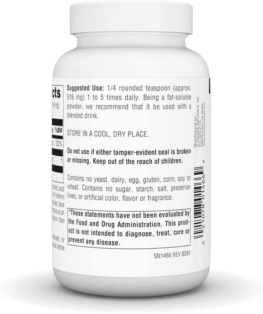 Source Naturals Ascorbil Palmitato - Vitamina C Liposoluble en Polvo, 57 g
