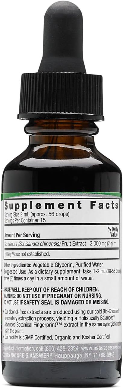 Nature's Answer Baya de Schisandra, 30 ml