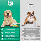Doggie Dailies Masticables Cognitivos para Cachorros con DHA, Selenio, Ashwagandha Orgánica y Antioxidantes – 120 Masticables Blandos Sabor Mantequilla de Cacahuete