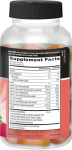 Airborne Gomitas de Apoyo Inmune, Sabor a Frutas Variadas, 63 unidades - 750 mg de Vitamina C con Vitaminas A, D, E, Zinc, Selenio y Manganeso