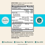 NEURIVA Plus Complemento para Memoria, Enfoque y Concentración con Neurofactor y Fosfatidilserina, Vitaminas B6 y B12, 60 Cápsulas (2 Paquetes de 30)