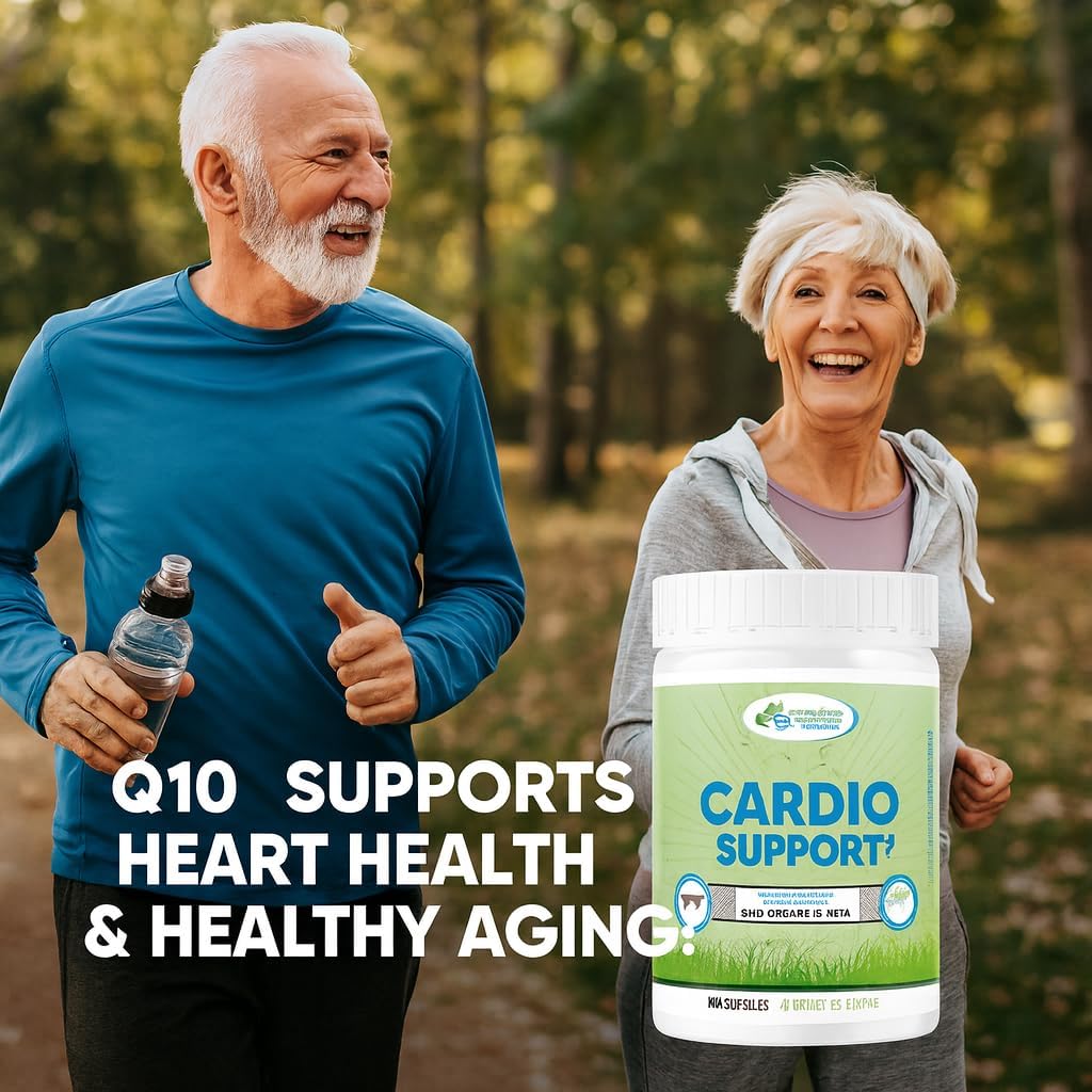 GRASSLAND NUTRITION Cardio Support - Mezcla de Órganos de Vacuno con CoQ10, B12 y Yodo, 180 Cápsulas