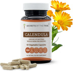 Secrets of the Tribe Caléndula 60 Cápsulas, 1000 mg, Calendula Officinalis Flor Seca