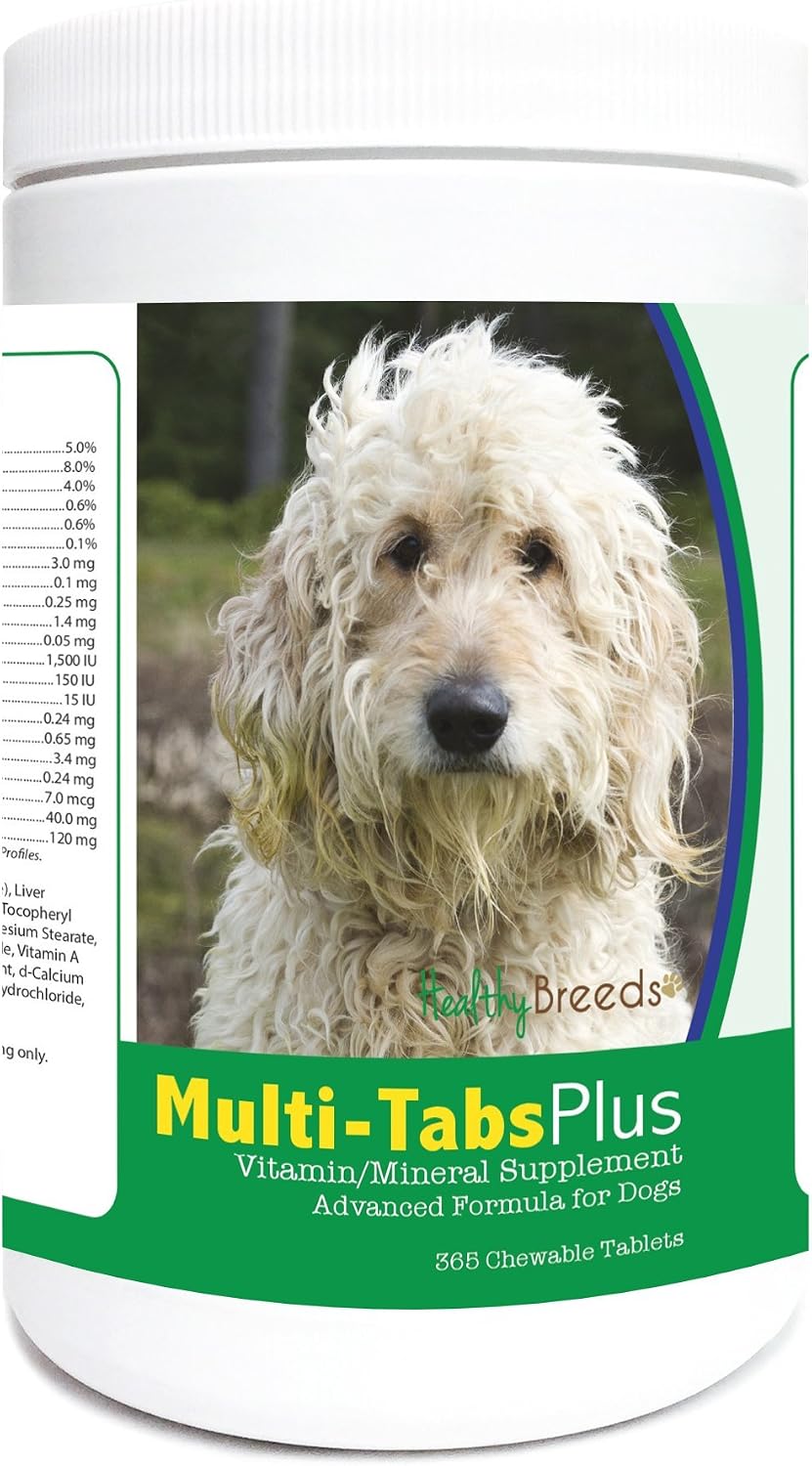 Healthy Breeds Goldendoodle Multi-Tabs Plus Comprimidos Masticables 365 Unidades