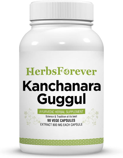 Kanchnara Guggul - Equilibrio Glandular y – Fórmula tradicional ayurvédica: Elaborada según recetas ancestrales, – Image 1