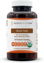 Secrets of the Tribe Wild Yam (Dioscorea Villosa) USDA Orgánico 60 Cápsulas