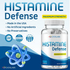 Advanced Histamine Defense – Suplemento Natural para la Intolerancia a la Histamina, 120 Cápsulas