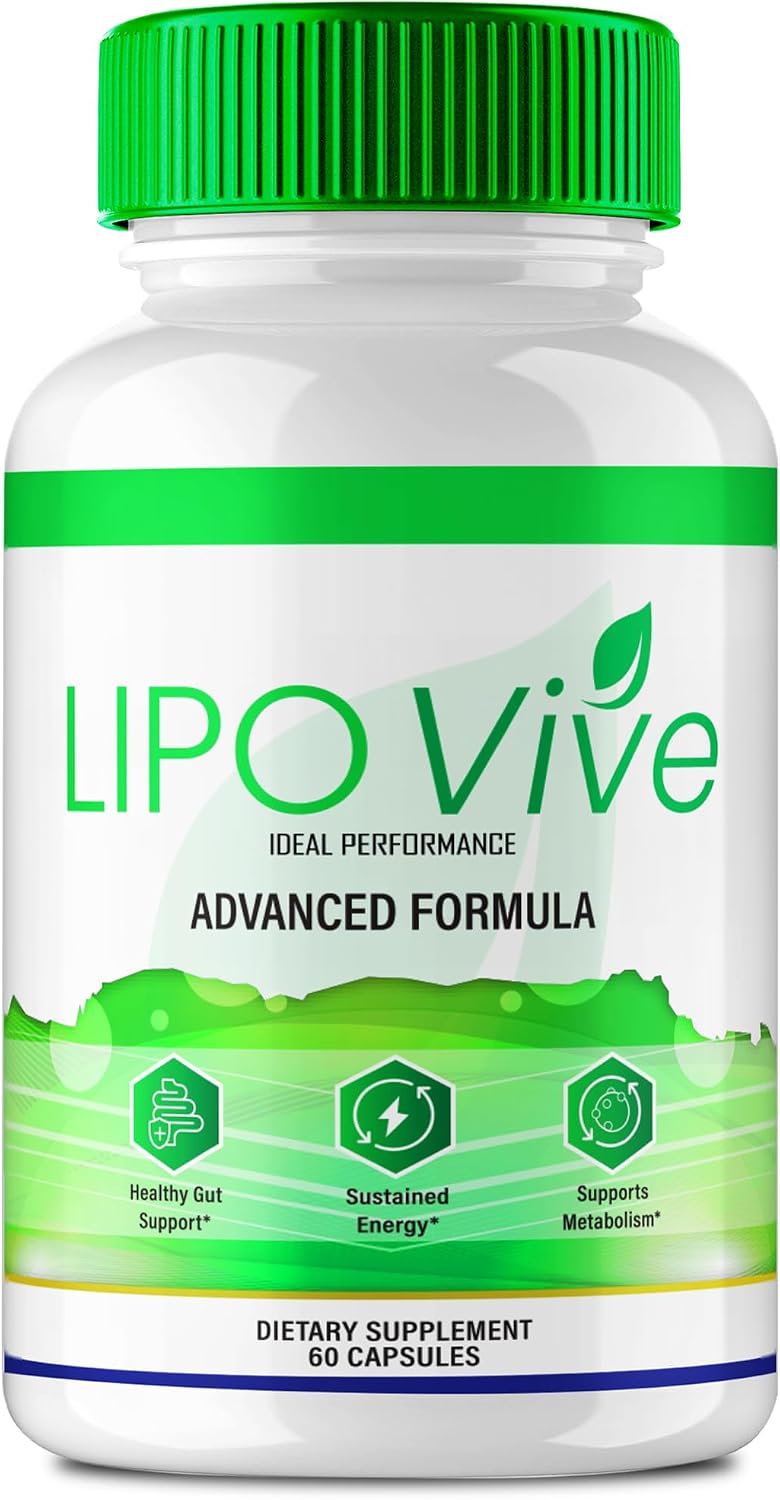LipoVive Cápsulas - Fórmula Avanzada para Apoyo Energético - 60 Cápsulas