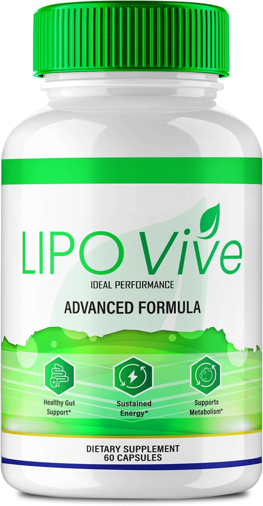 LipoVive Cápsulas - Fórmula Avanzada para Apoyo Energético - 60 Cápsulas