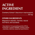 Nutramax Crananidin for Dogs - Cranberry Supplement for Urinary Health - Chewable Tablets, 75 Count