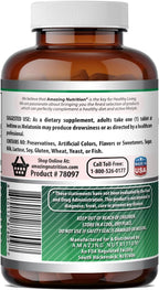 Amazing Formulas Melatonina 3 mg por porción | Tabletas | No Transgénico | Sin Gluten | 365 Comprimidos