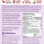 XPRS Nutra Polvo de Dulse (Palmaria Palmata) – Alga Atlántica Silvestre de Nueva Escocia – Vegano (227 g)