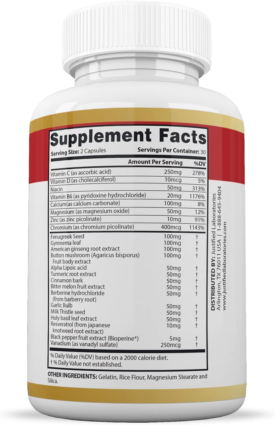 Justified Laboratories Blood Balance Max - 60 cápsulas, pack de 2