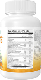 NOW Foods Kid Vits Multivitamínico Infantil, Naranja, 120 Comprimidos Masticables