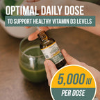 Plant-D3 Vitamina D3 Orgánica 5000 UI - Gotas Sublinguales Veganas