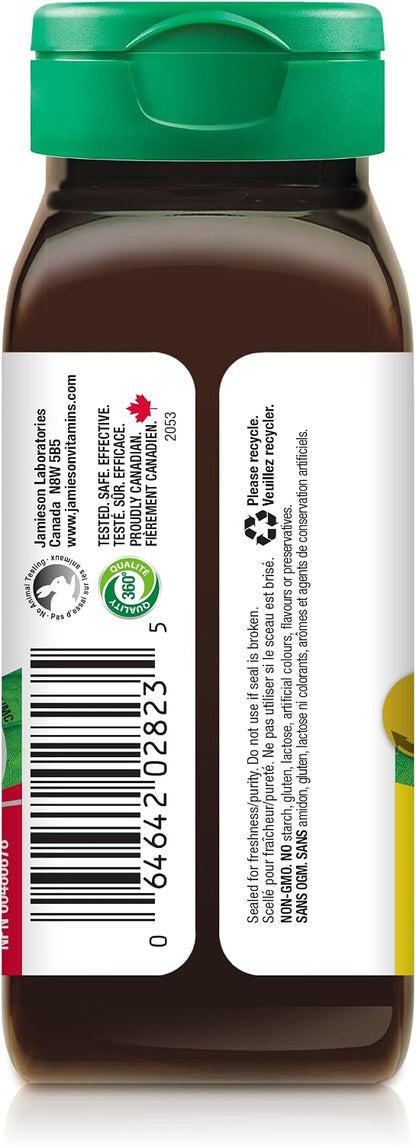 Jamieson Vitamina B12 (Cobalamina) 1200 mcg, – El metabolismo energético normal. – Image 2