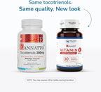 WELLNESS EXTRACT Eannatto Tocotrienols Vitamin E Supplements Tocopherol Free, Non-GMO, Gluten Free & Antioxidant (300MG 30 Softgels)