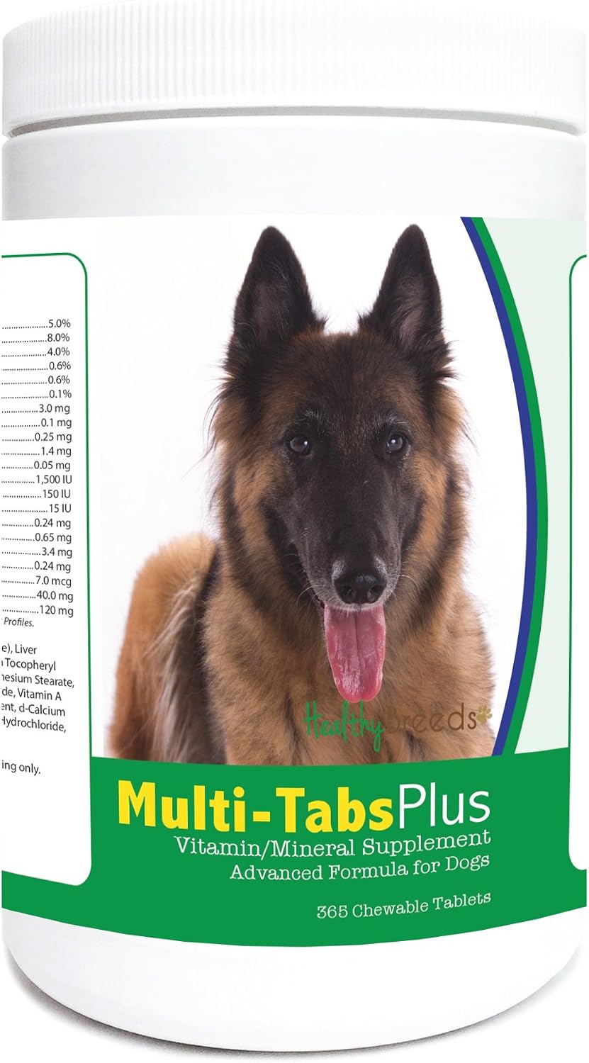 Healthy Breeds Multi-Tabs Plus Comprimidos Masticables para Perros - 365 Unidades