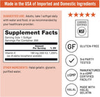 NatureWise Vitamina E 400 UI, 180 mg (DL-Alfa tocoferol) - 200 Cápsulas Blandas