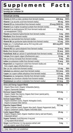New Chapter Multivitamínico Avanzado para Mujeres - Fórmula con Nutrientes Fermentados, Vitamina D3 y Hierro, 120 Cápsulas
