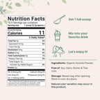 Micro Ingredients Polvo de Cereza Acerola Orgánico Puro, Vitamina C Natural, 2 Paquetes de 227 g