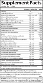 Carlson - Super 1 Daily, Vegetarian Multiple Formula, Multivitamin, Optimal Wellness, 60 Tablets