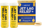 1ABOVE Jet Lag Relief Tablets - Multivitamínico Efervescente con Pycnogenol, 20 Comprimidos