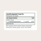THORNE - 5-MTHF - Metilfolato (Folato Activo B9) - 60 Cápsulas - 1 mg
