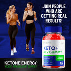 Trim Keto Tonic Gomitas Keto ACV con Vitamina B12 - 2 Paquetes (120 Gomitas)