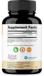 Sandhu's Berberina HCL 500mg por cápsula - 60 Cápsulas - Extracto de Berberis Aristata al 97% - Sin OGM, Vegetariano, Sin Gluten