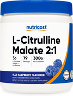 Nutricost L-Citrulina Malato 2:1 (300 g) (Sabor Strawberry Kiwi)