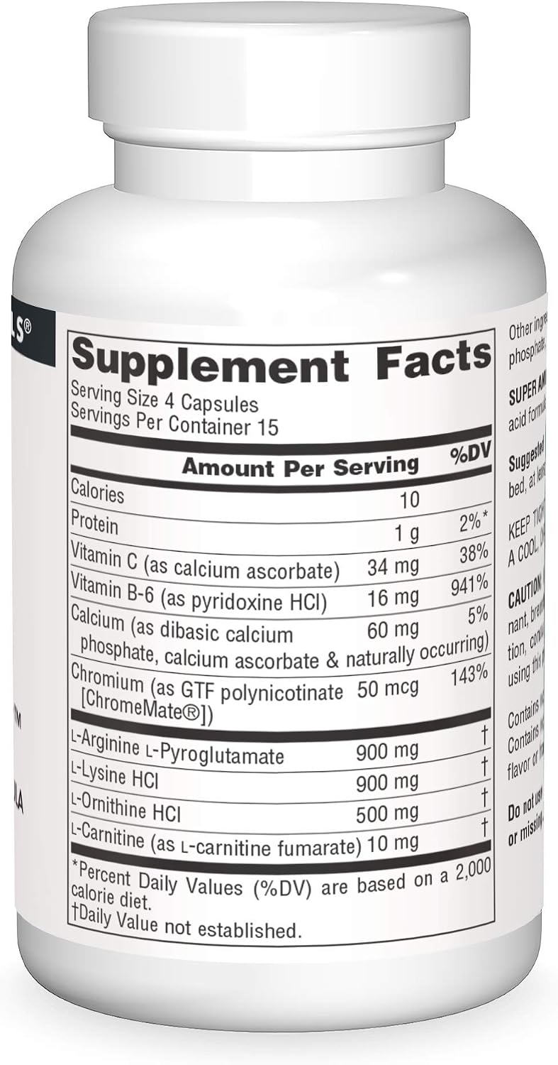 Super Amino Night - Advanced Amino Acid Formula - 60 Capsules